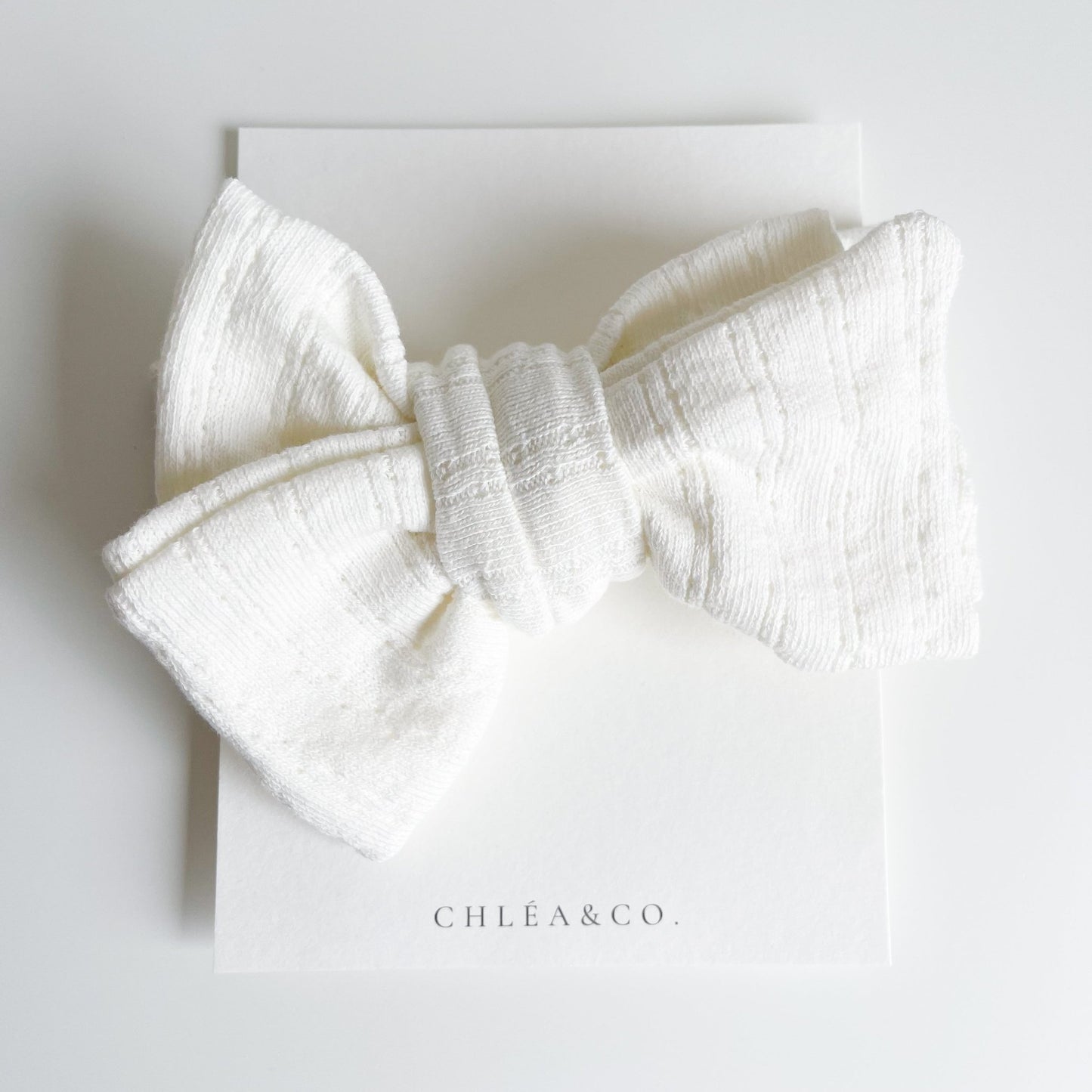 Pointelle Topknot Headband - Chléa & Co.