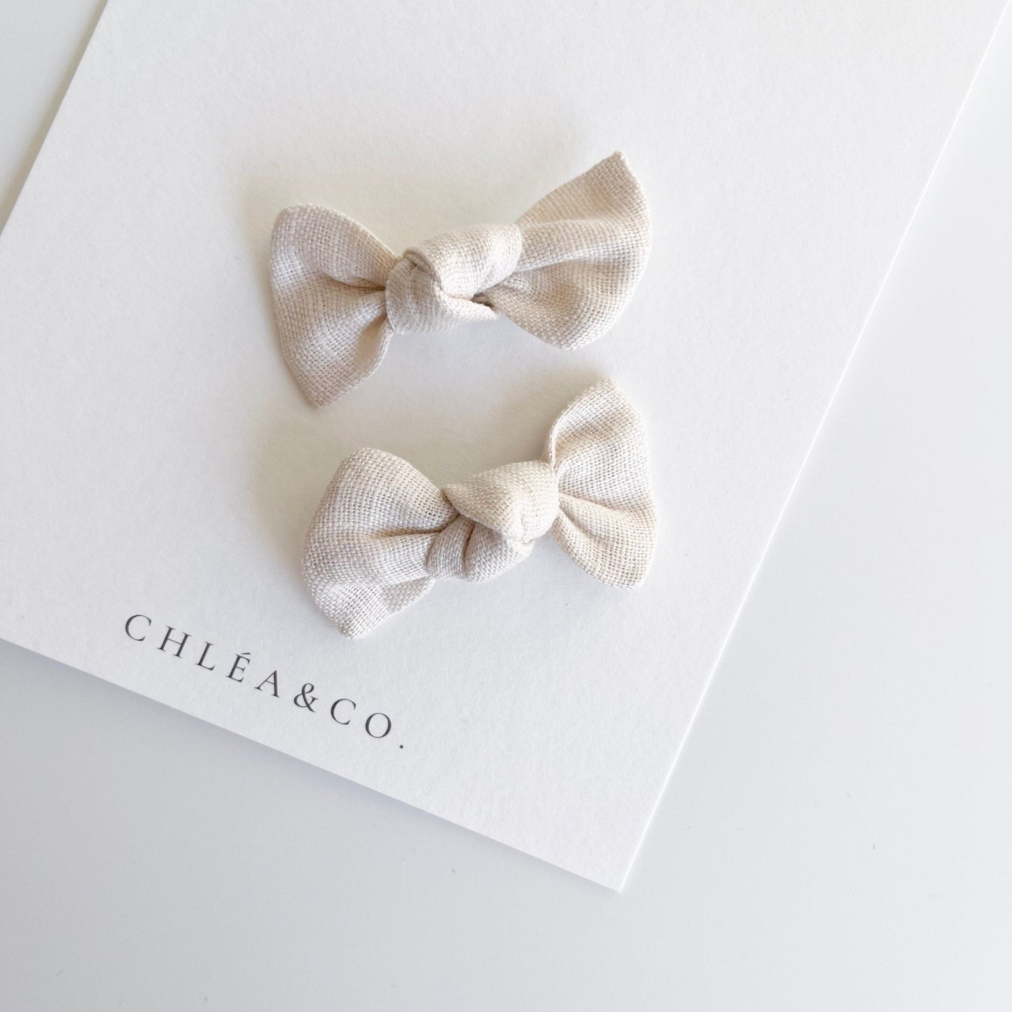Set of 2 Georgia Mini Knot Bow - Chléa & Co.