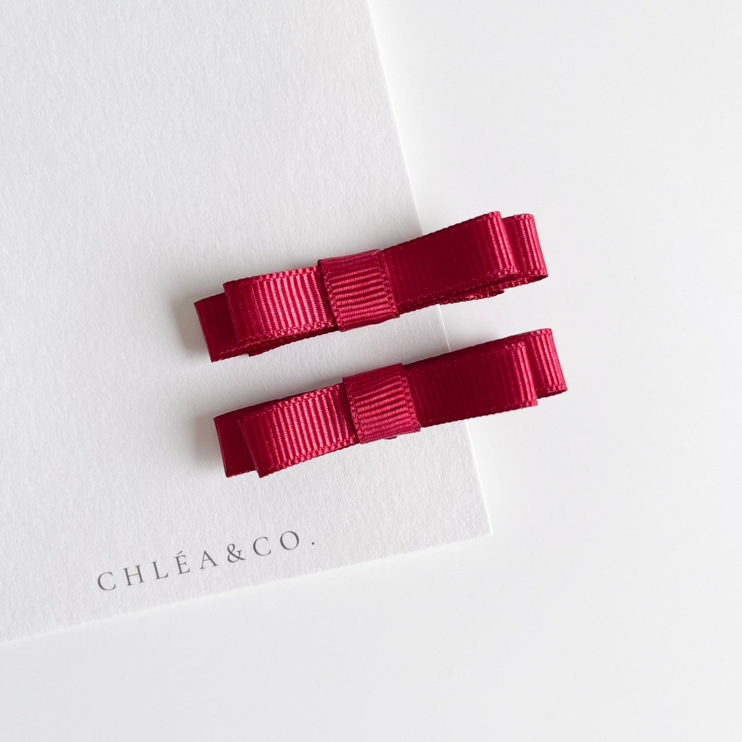 Set of 2 Medium Ribbon Bows - Chléa & Co.
