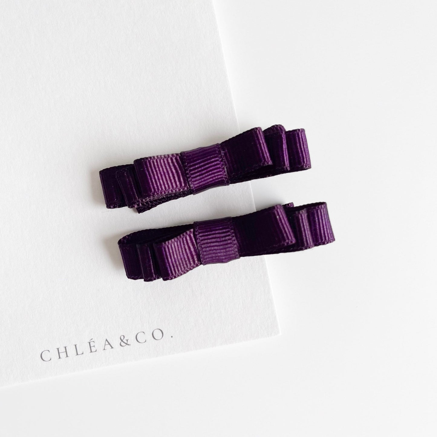 Set of 2 Medium Ribbon Bows - Chléa & Co.
