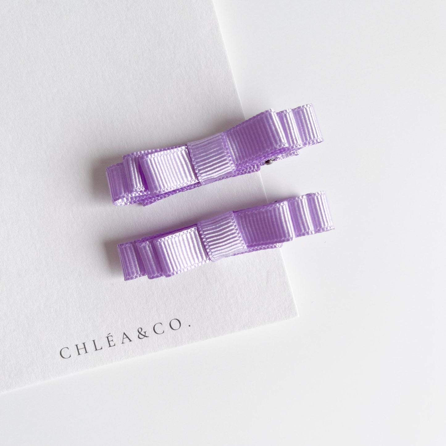 Set of 2 Medium Ribbon Bows - Chléa & Co.
