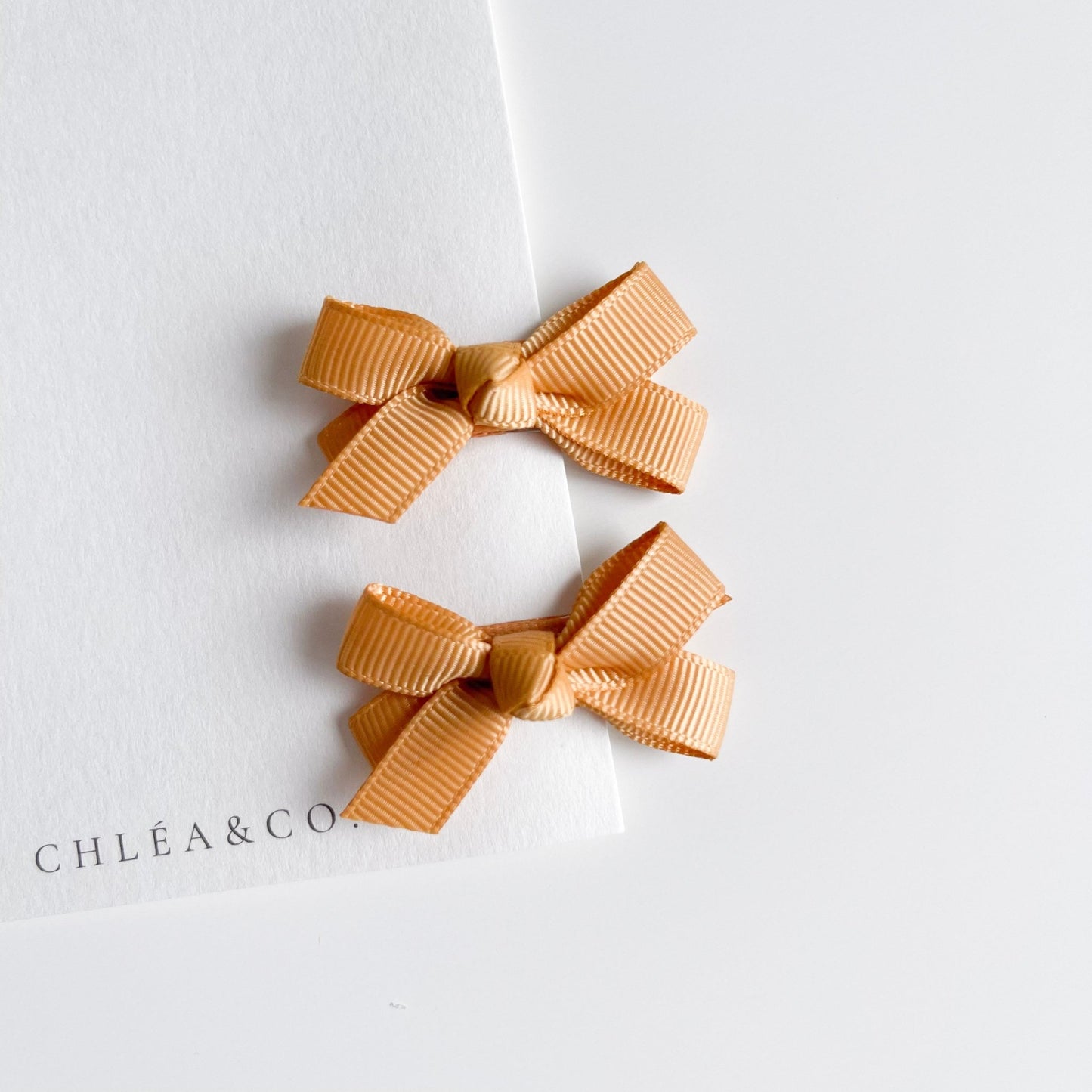 Set of 2 Petite Ribbon Bows - Chléa & Co.