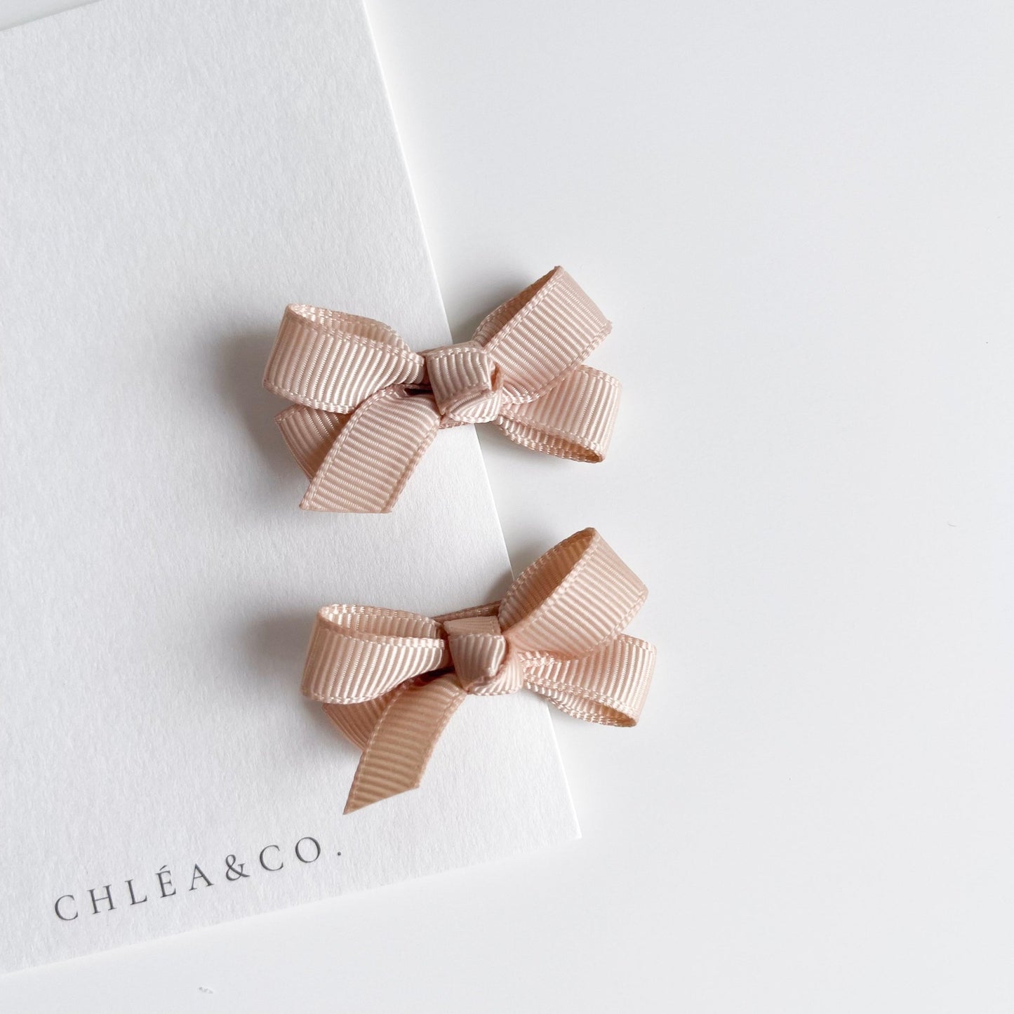 Set of 2 Petite Ribbon Bows - Chléa & Co.