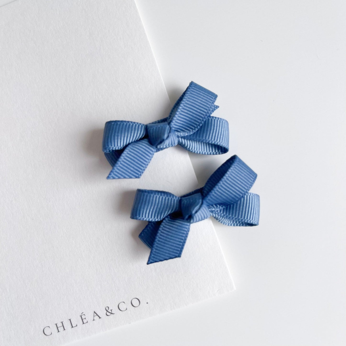 Set of 2 Petite Ribbon Bows - Chléa & Co.