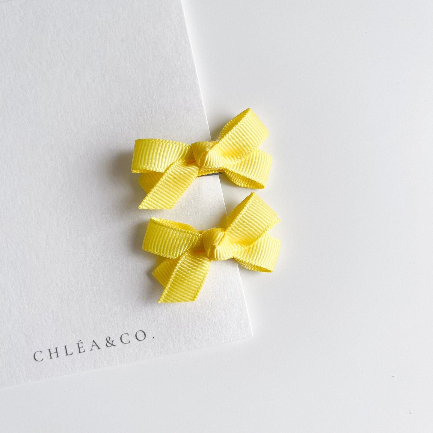 Set of 2 Petite Ribbon Bows - Chléa & Co.