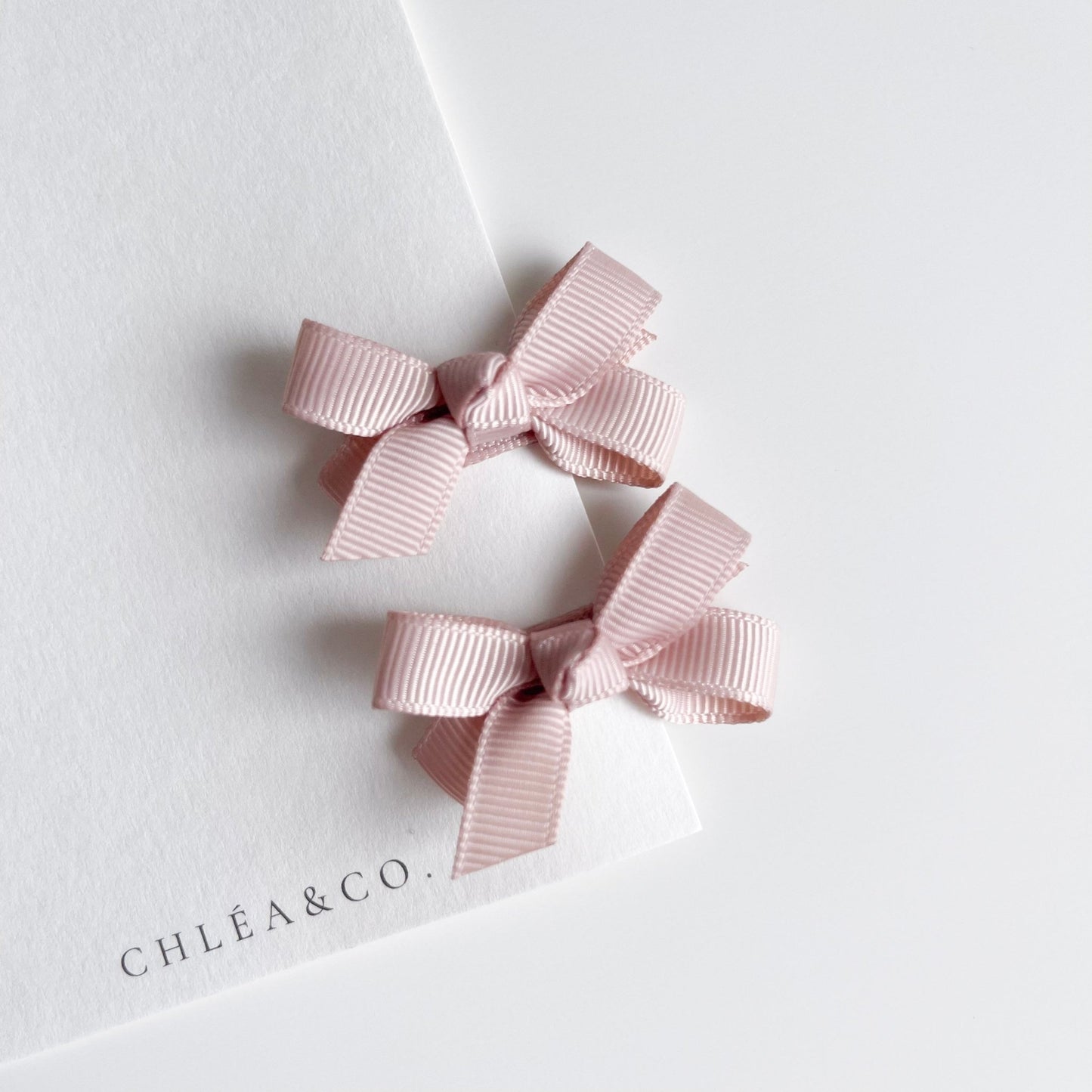 Set of 2 Petite Ribbon Bows - Chléa & Co.