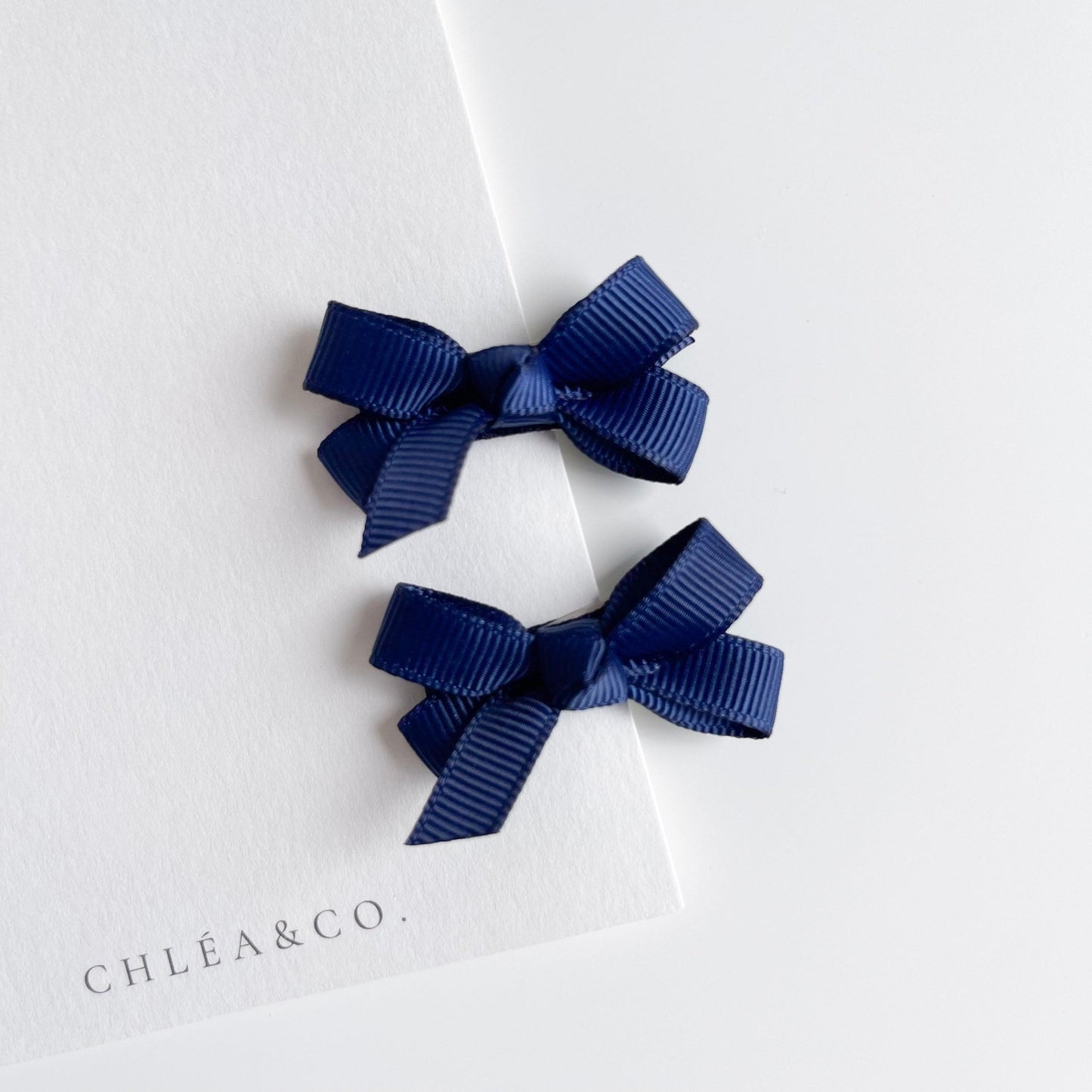 Set of 2 Petite Ribbon Bows - Chléa & Co.