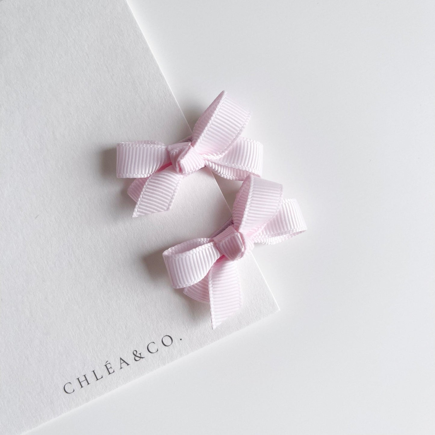 Set of 2 Petite Ribbon Bows - Chléa & Co.
