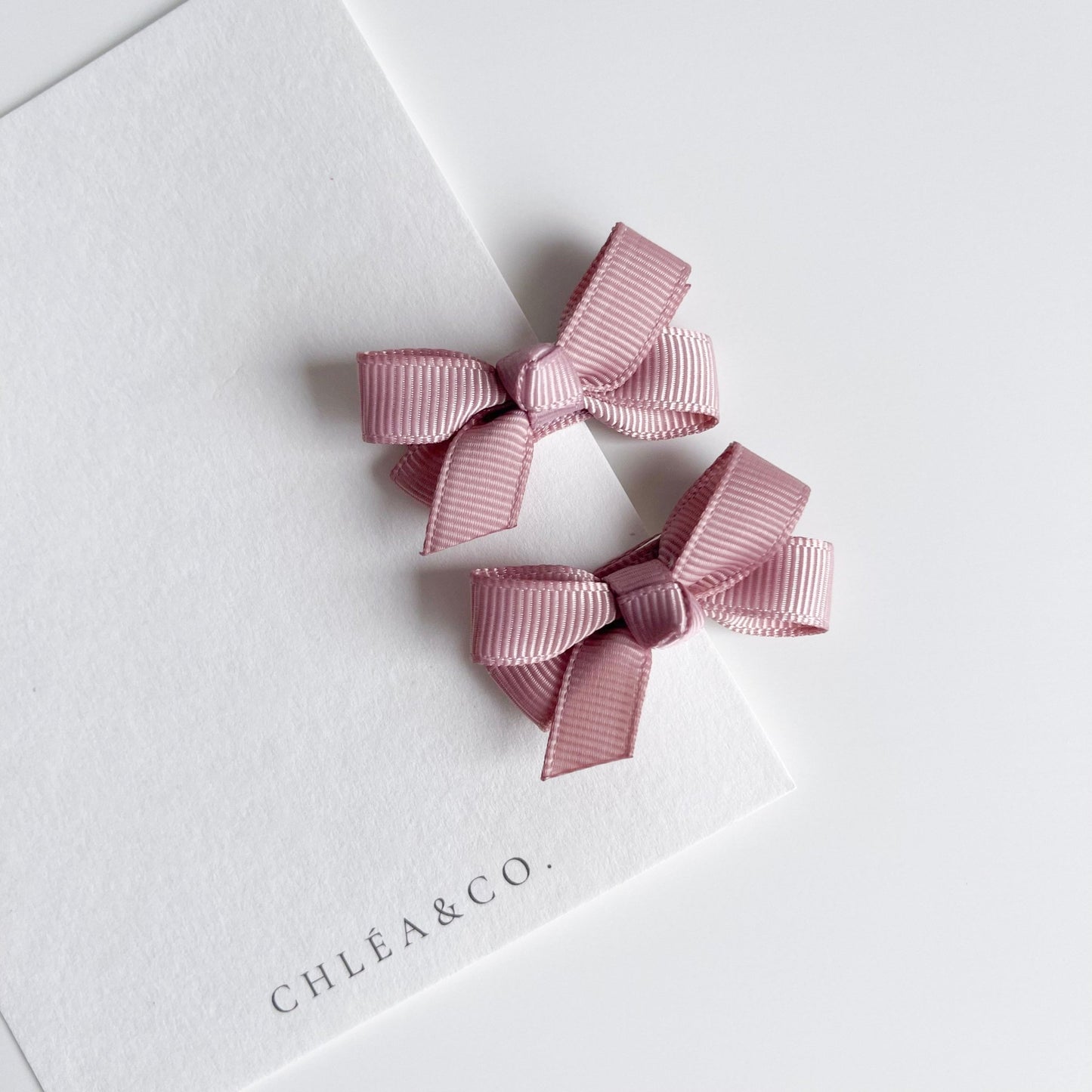 Set of 2 Petite Ribbon Bows - Chléa & Co.