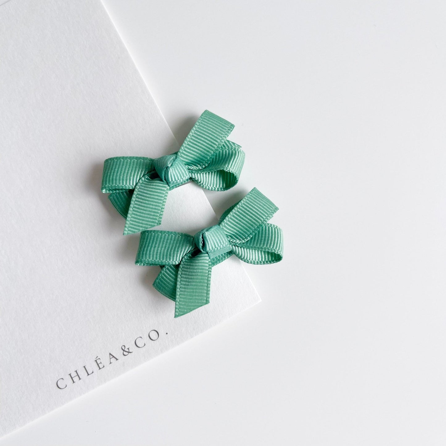 Set of 2 Petite Ribbon Bows - Chléa & Co.