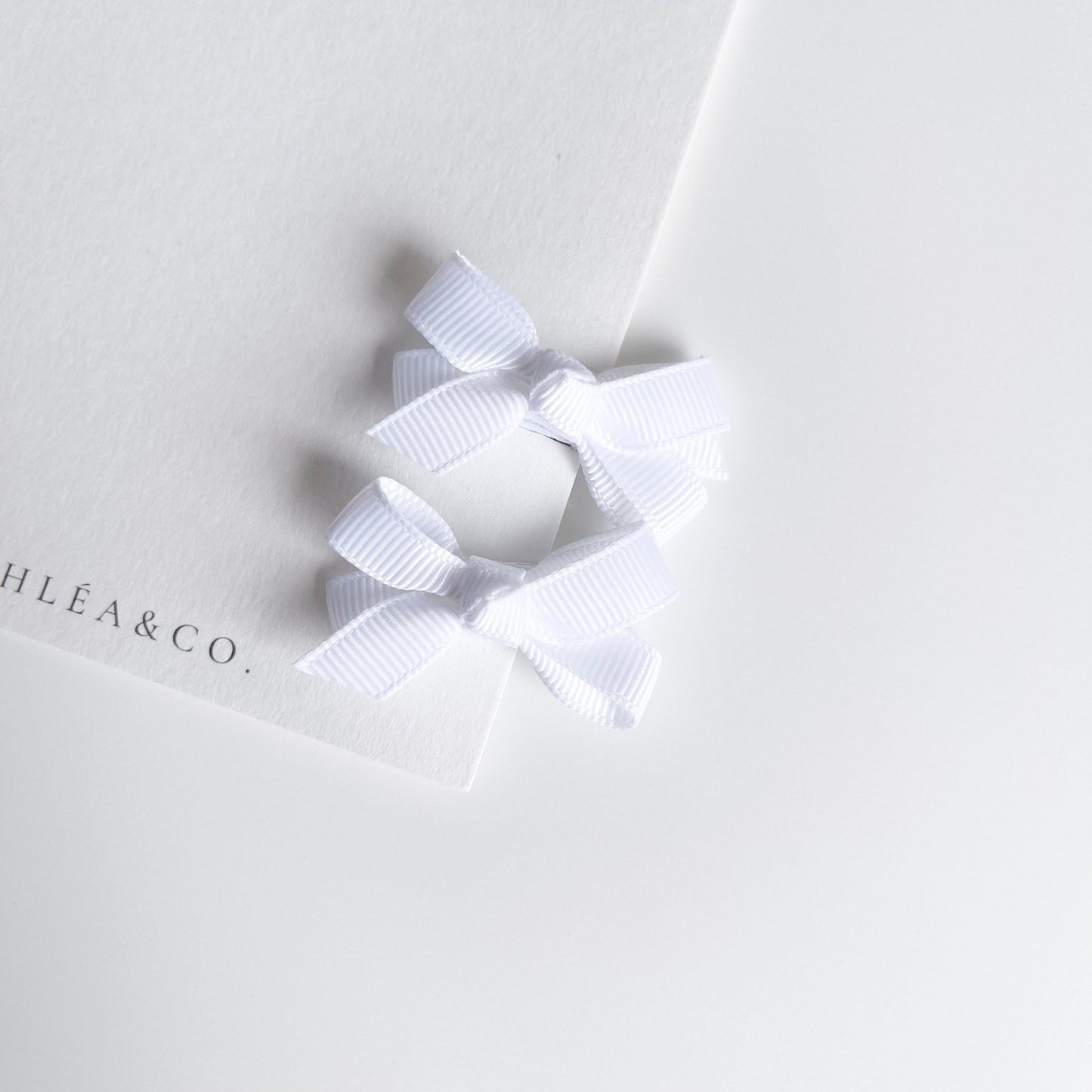 Set of 2 Petite Ribbon Bows - Chléa & Co.