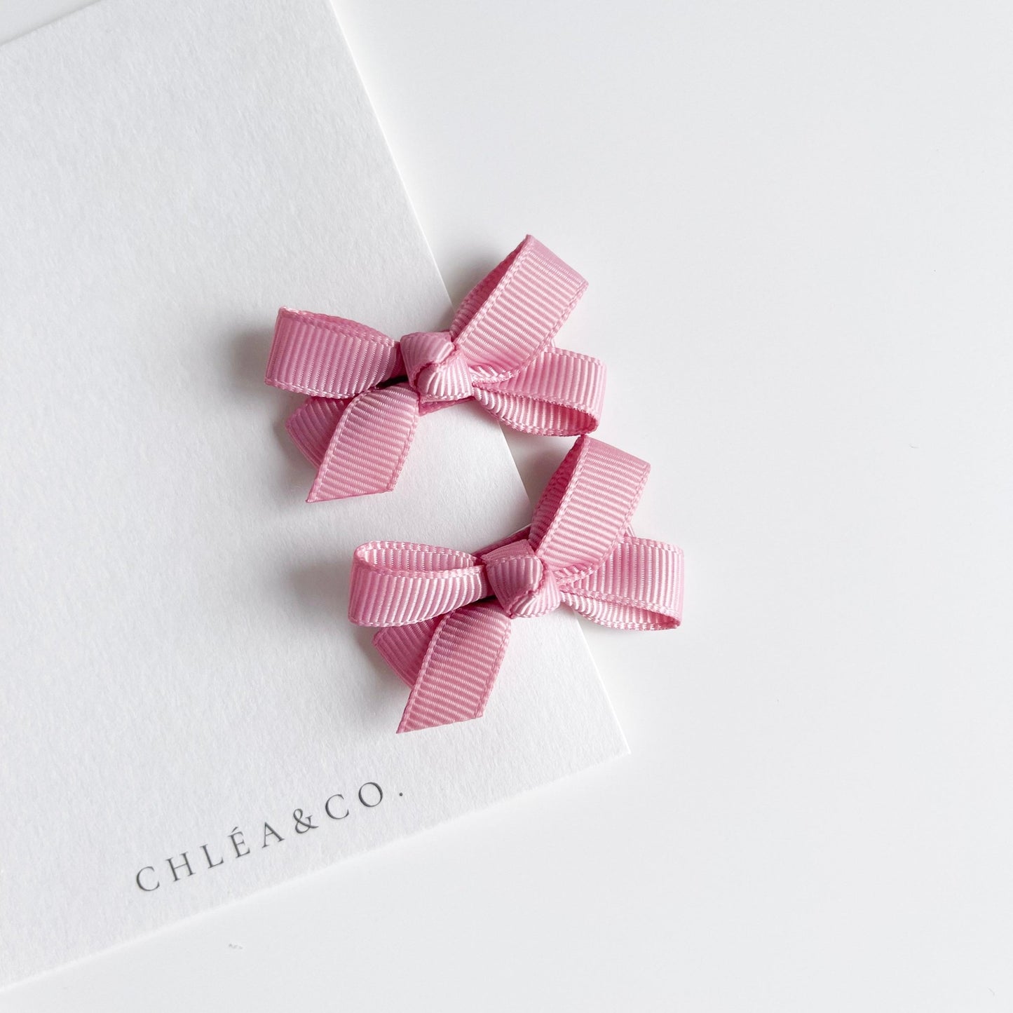 Set of 2 Petite Ribbon Bows - Chléa & Co.
