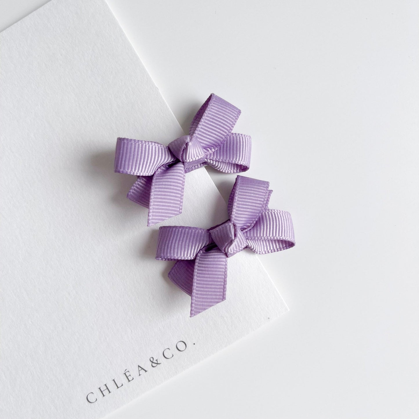 Set of 2 Petite Ribbon Bows - Chléa & Co.