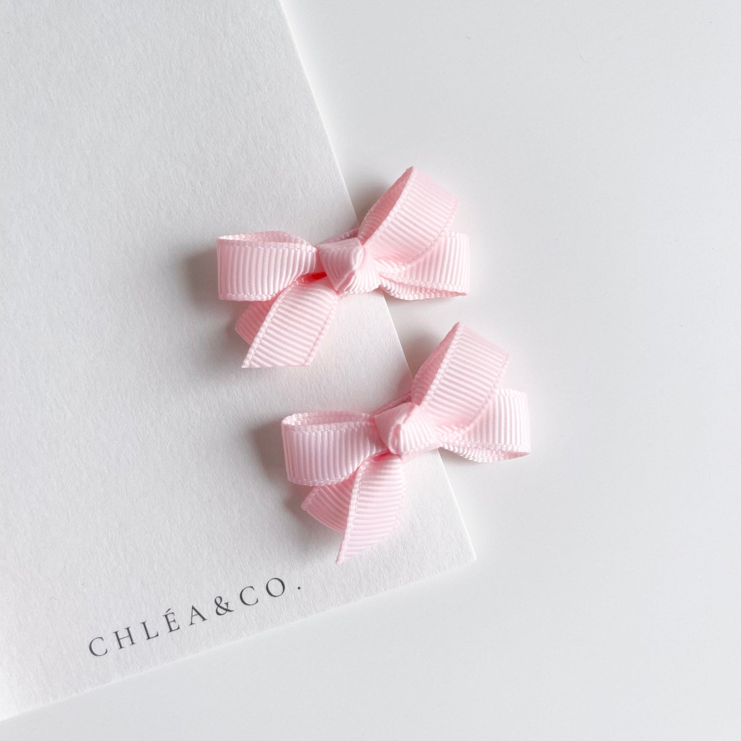 Set of 2 Petite Ribbon Bows - Chléa & Co.