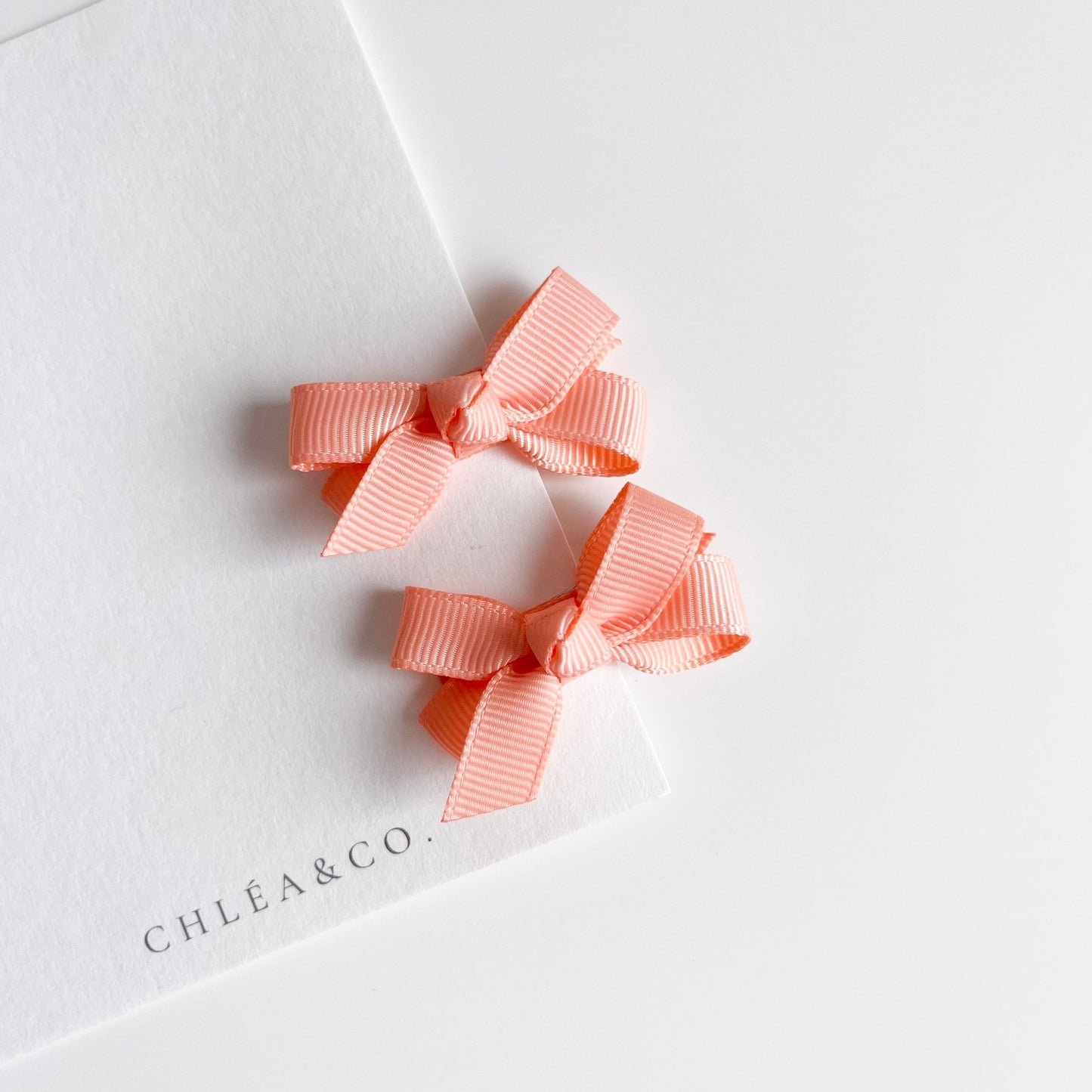 Set of 2 Petite Ribbon Bows - Chléa & Co.