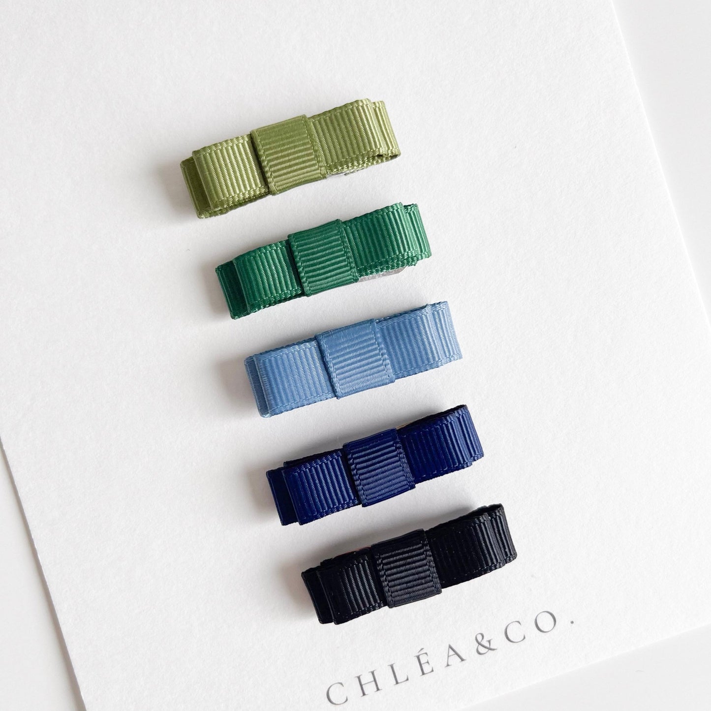 Set of 5 Mini Ribbon Bows - Chléa & Co.