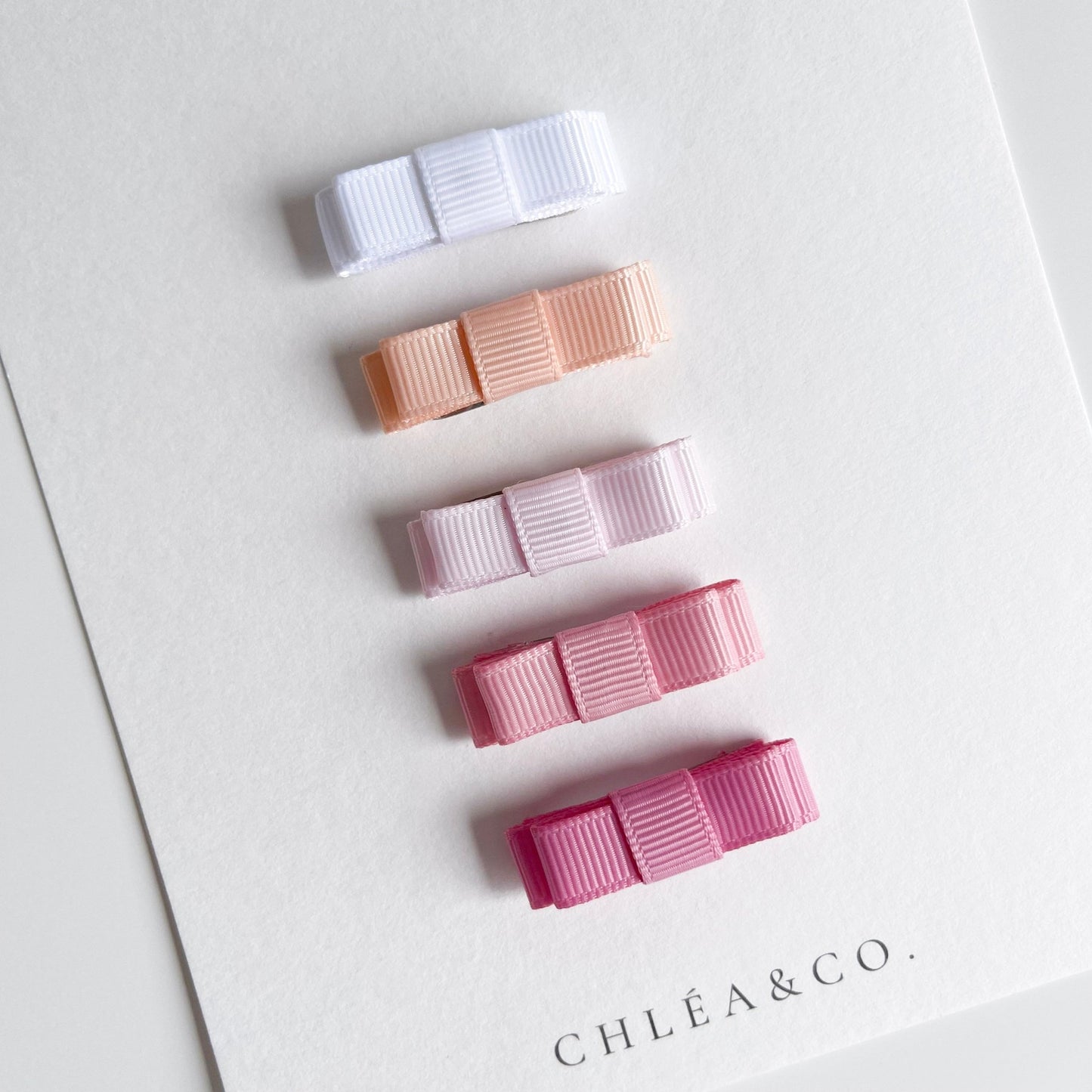Set of 5 Mini Ribbon Bows - Chléa & Co.