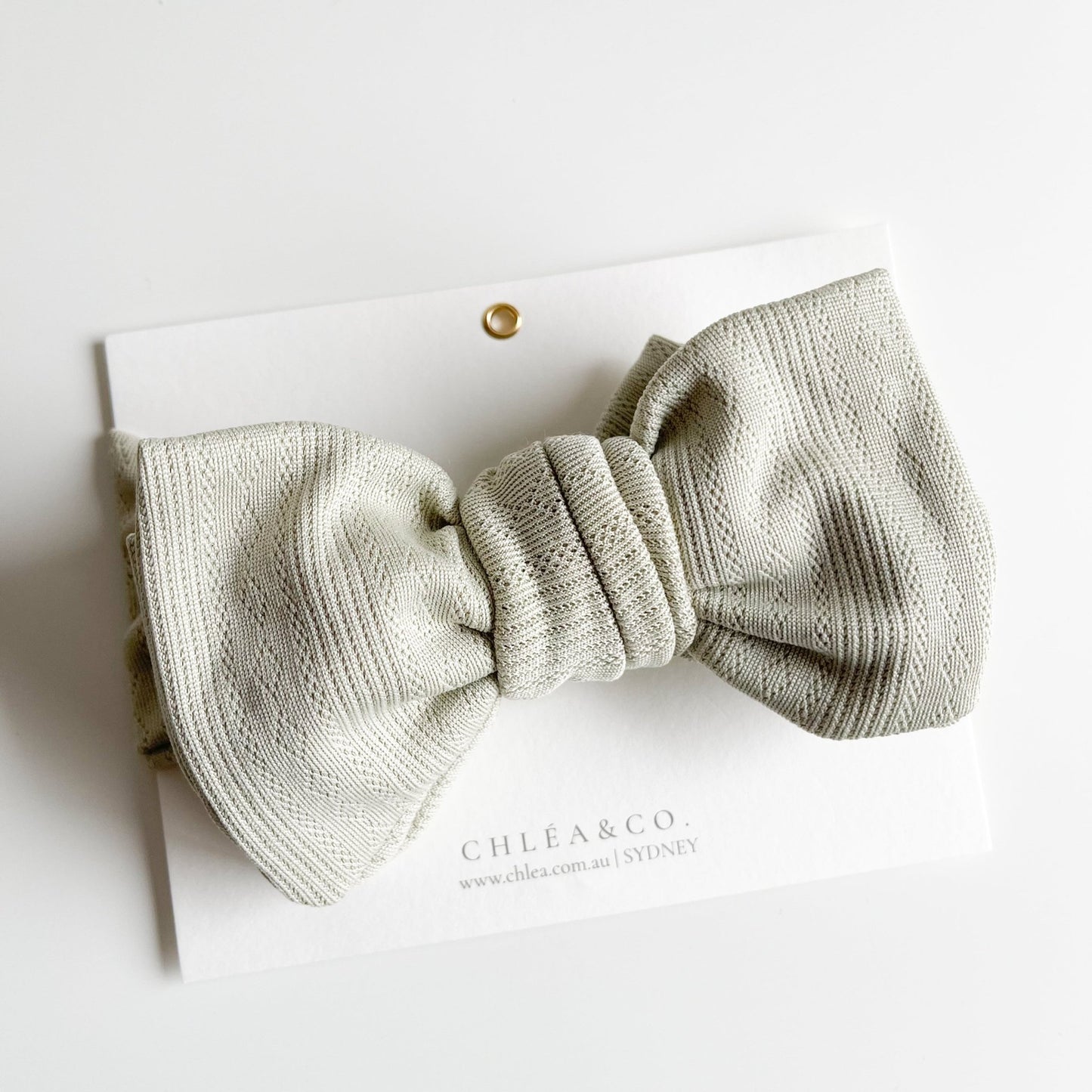 Soft Pointelle Topknot Headband - Chléa & Co.