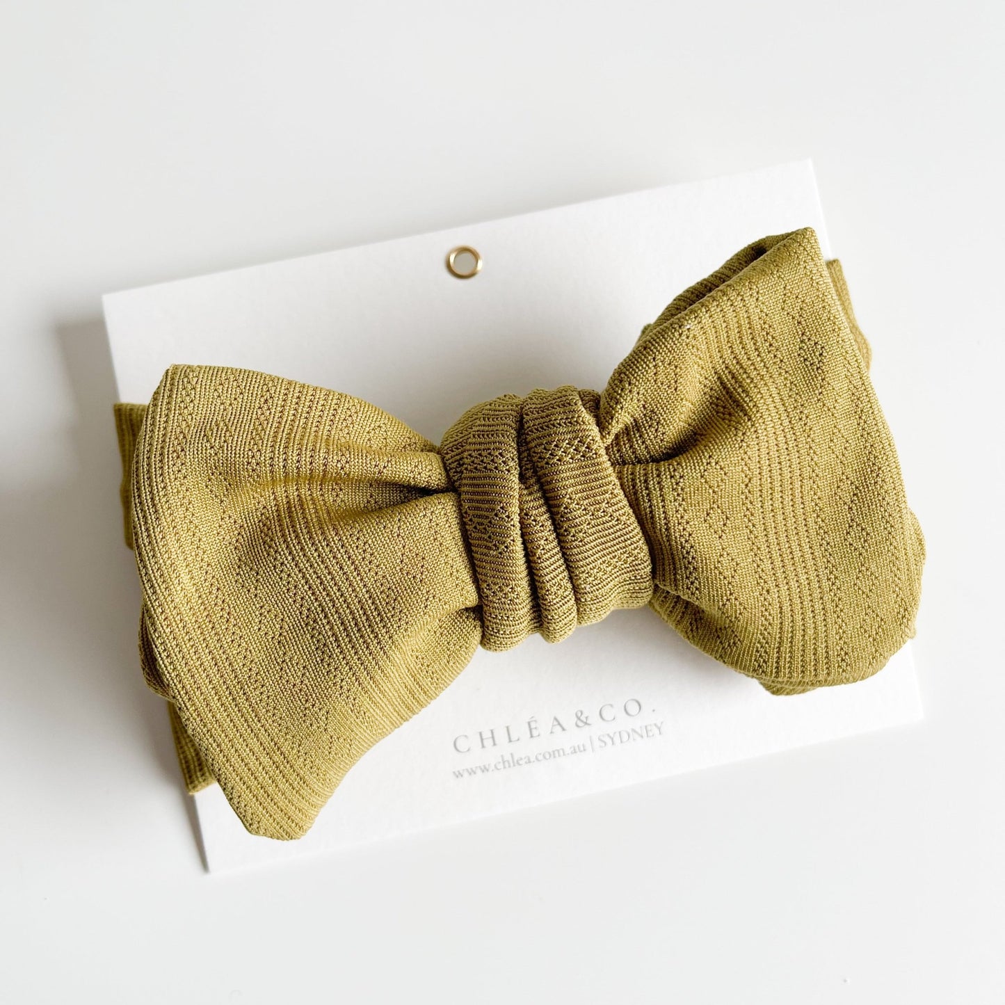 Soft Pointelle Topknot Headband - Chléa & Co.