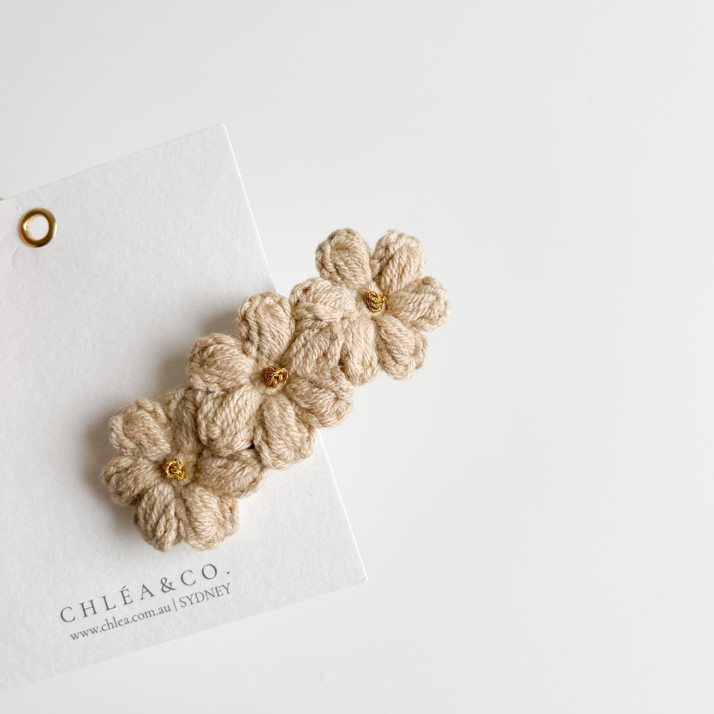Thalia Flower Crochet Clip - Chléa & Co.