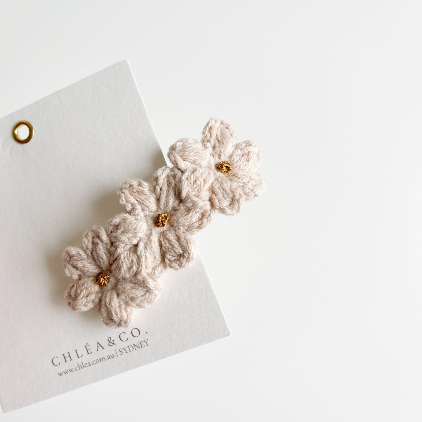Thalia Flower Crochet Clip - Chléa & Co.