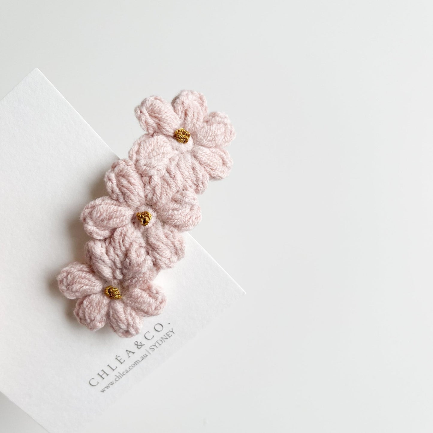 Thalia Flower Crochet Clip - Chléa & Co.