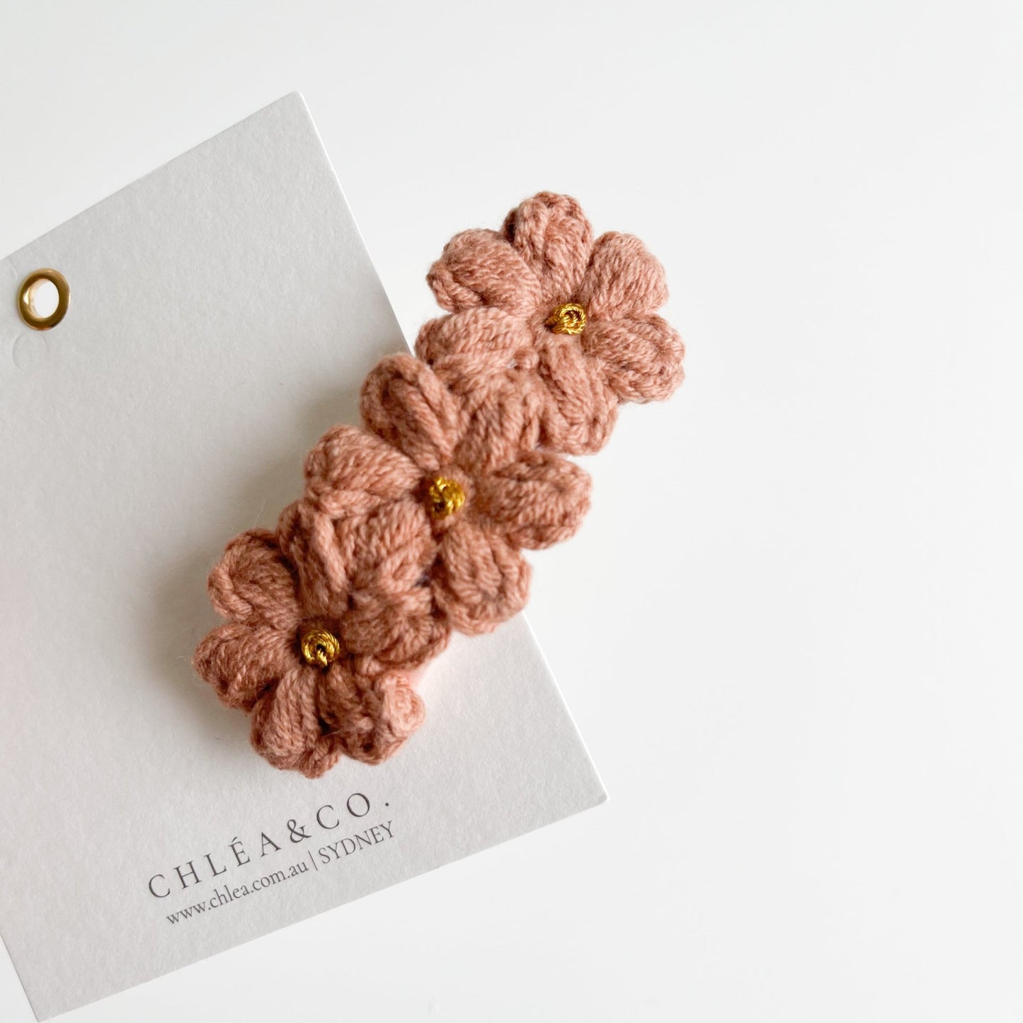 Thalia Flower Crochet Clip - Chléa & Co.