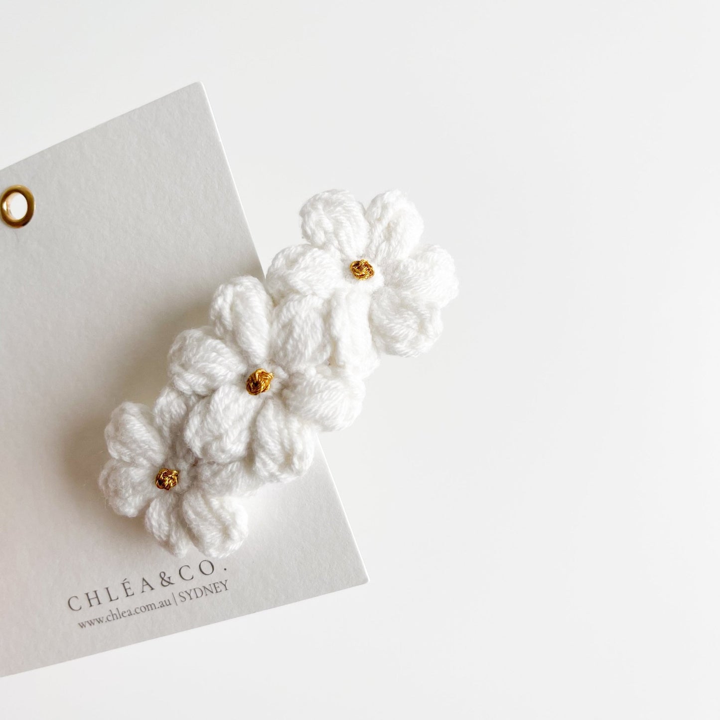 Thalia Flower Crochet Clip - Chléa & Co.