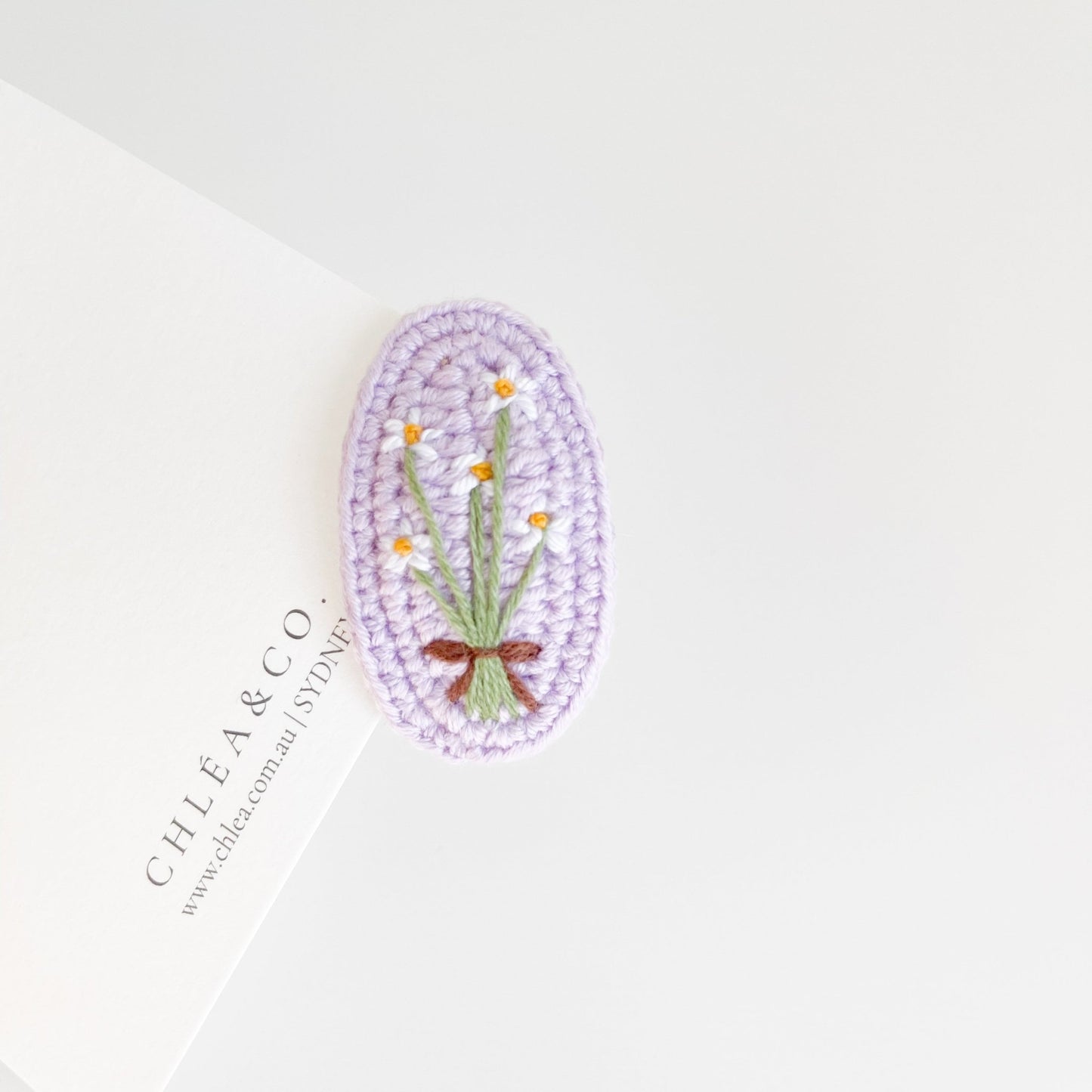 Vintage Flower Crochet Clip - Chléa & Co.