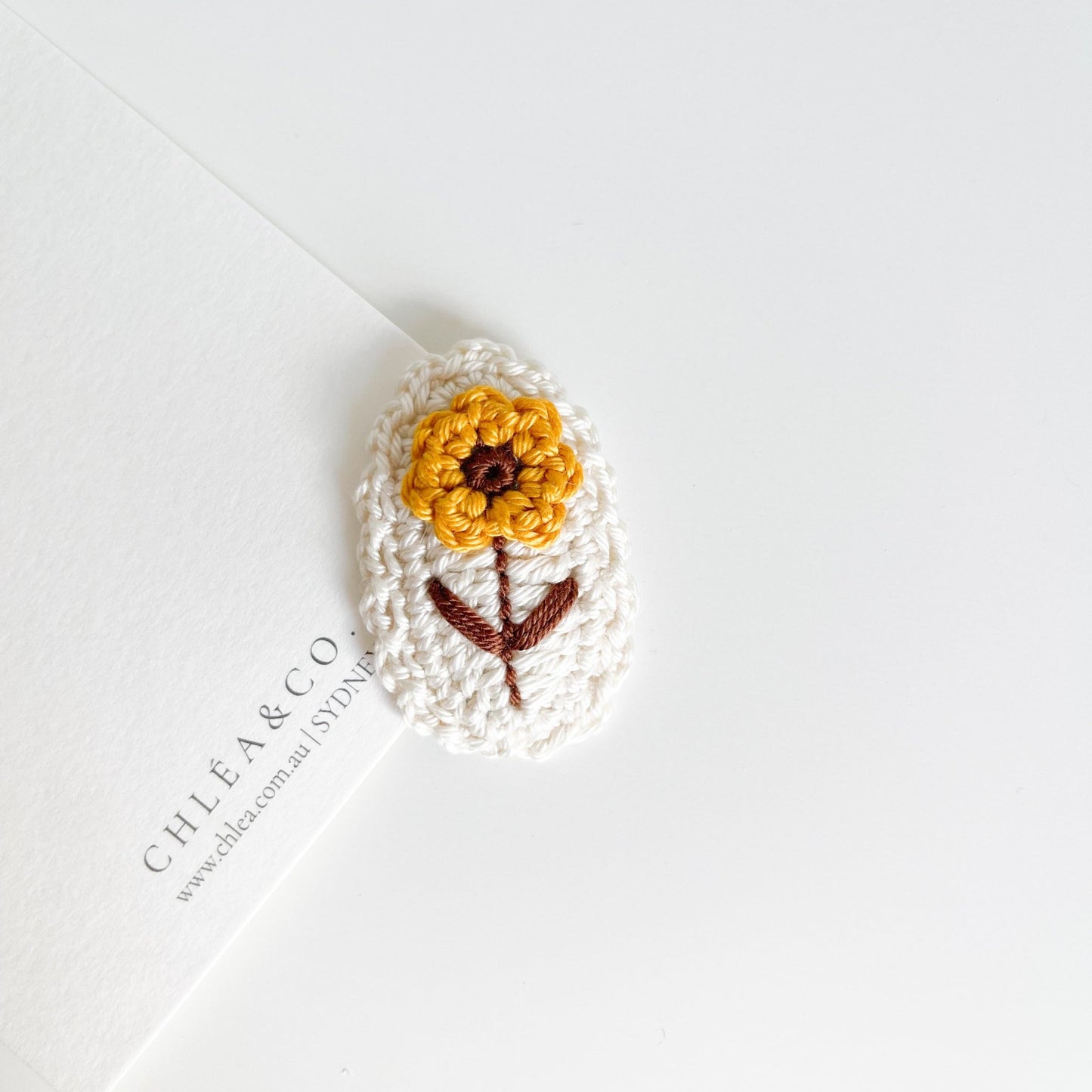 Vintage Flower Crochet Clip - Chléa & Co.