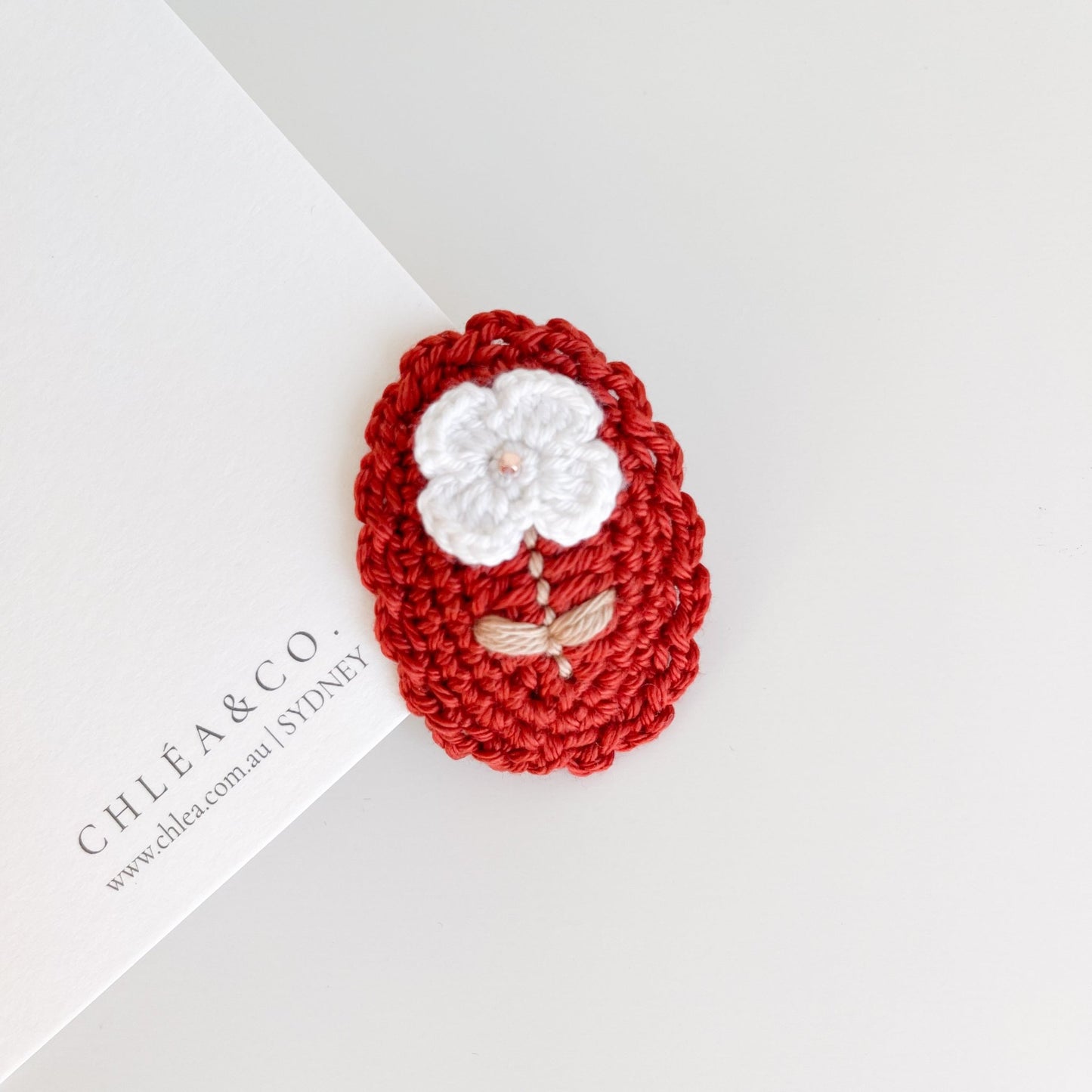 Vintage Flower Crochet Clip - Chléa & Co.