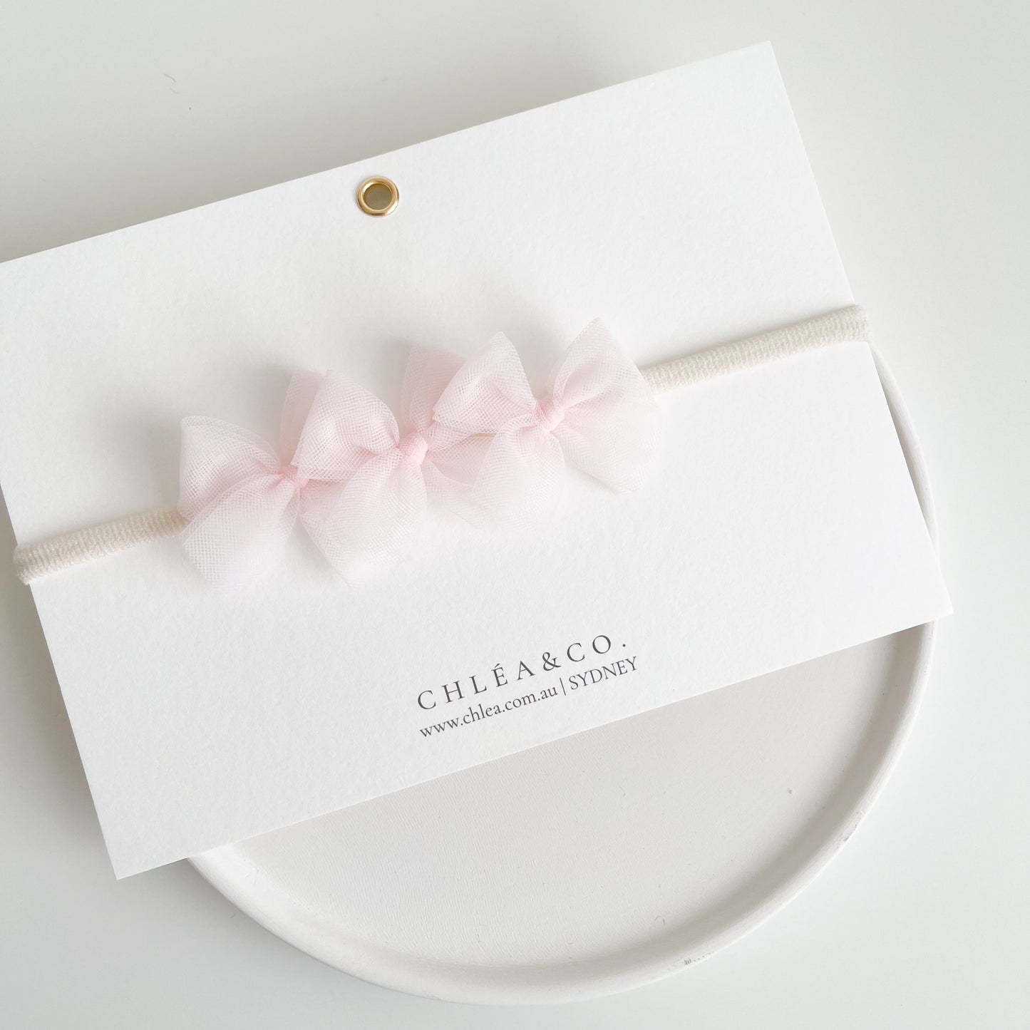 Petite Ballerina Tulle Bow Headband