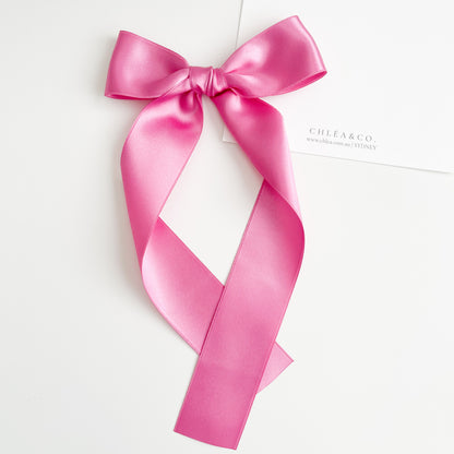Signature Satin Long Tail Bow | Standard