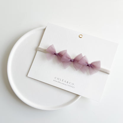 Ballerina Tulle Bow Headband