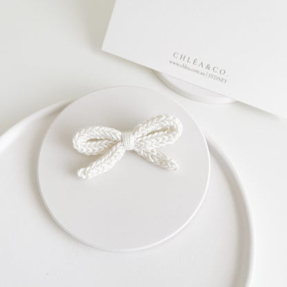 Soleil Bow Crochet Clip
