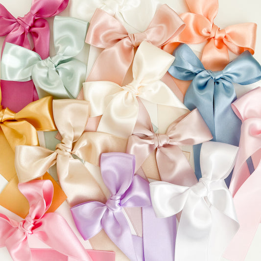 Signature Satin Long Tail Bow | Standard