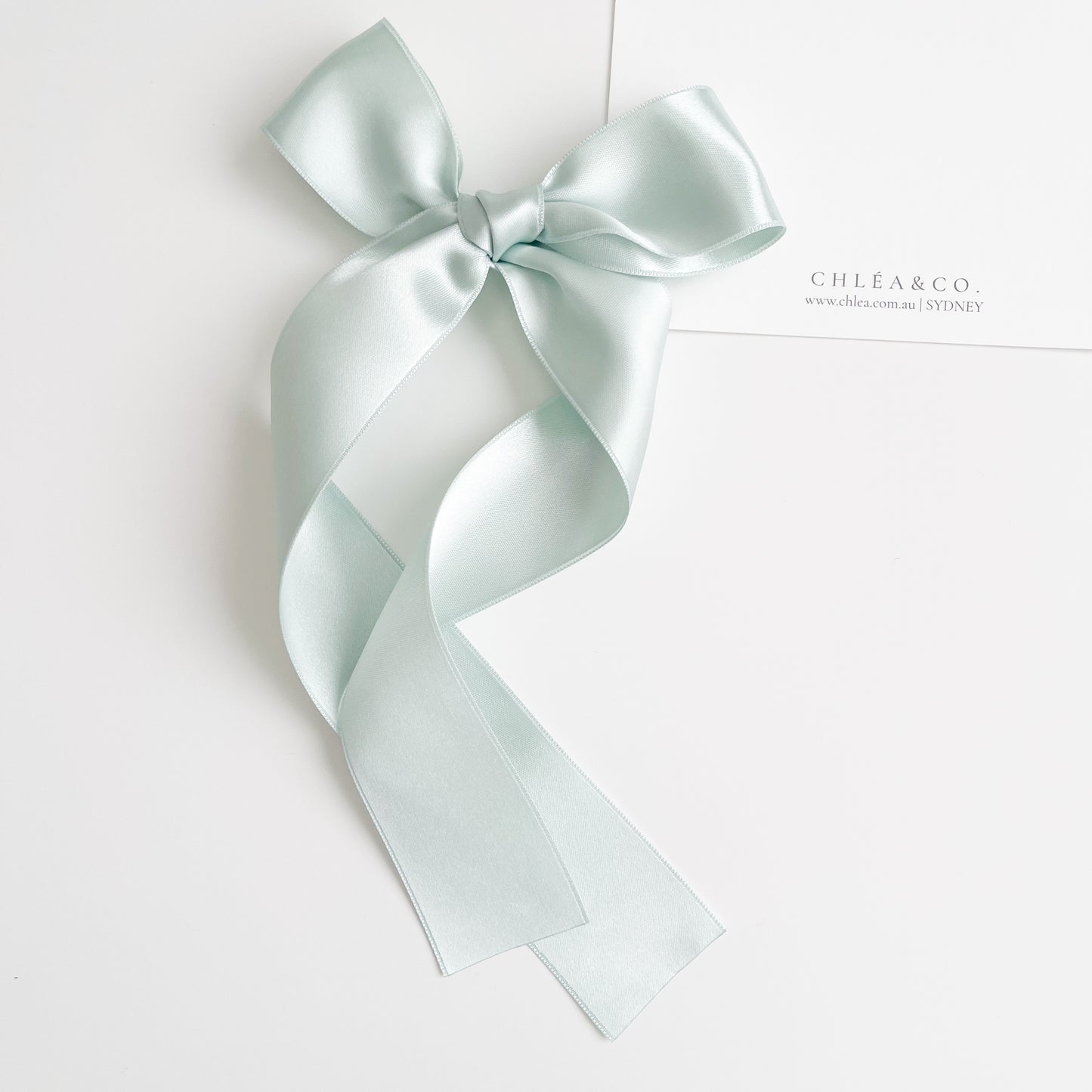 Signature Satin Long Tail Bow | Standard