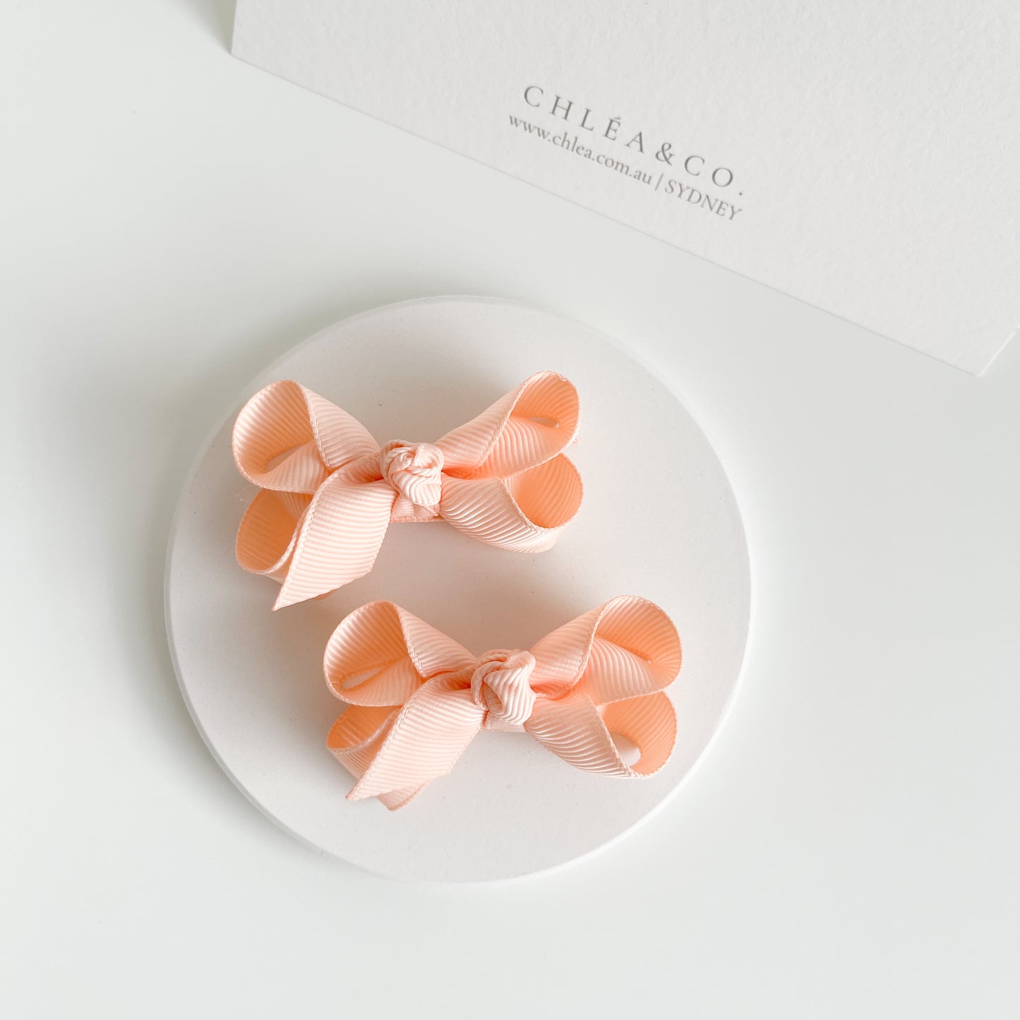 Petite Emilia Pigtail Bow Set