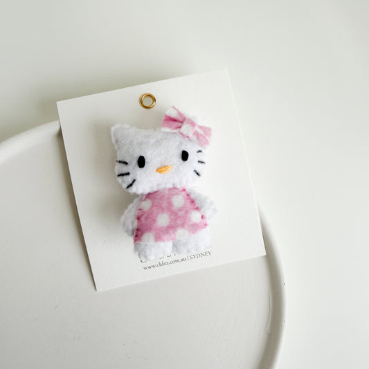 Hello Kitty Felt Clip