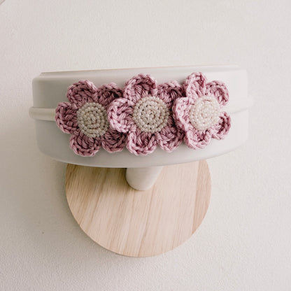 Grace Floral Crochet Baby Headband