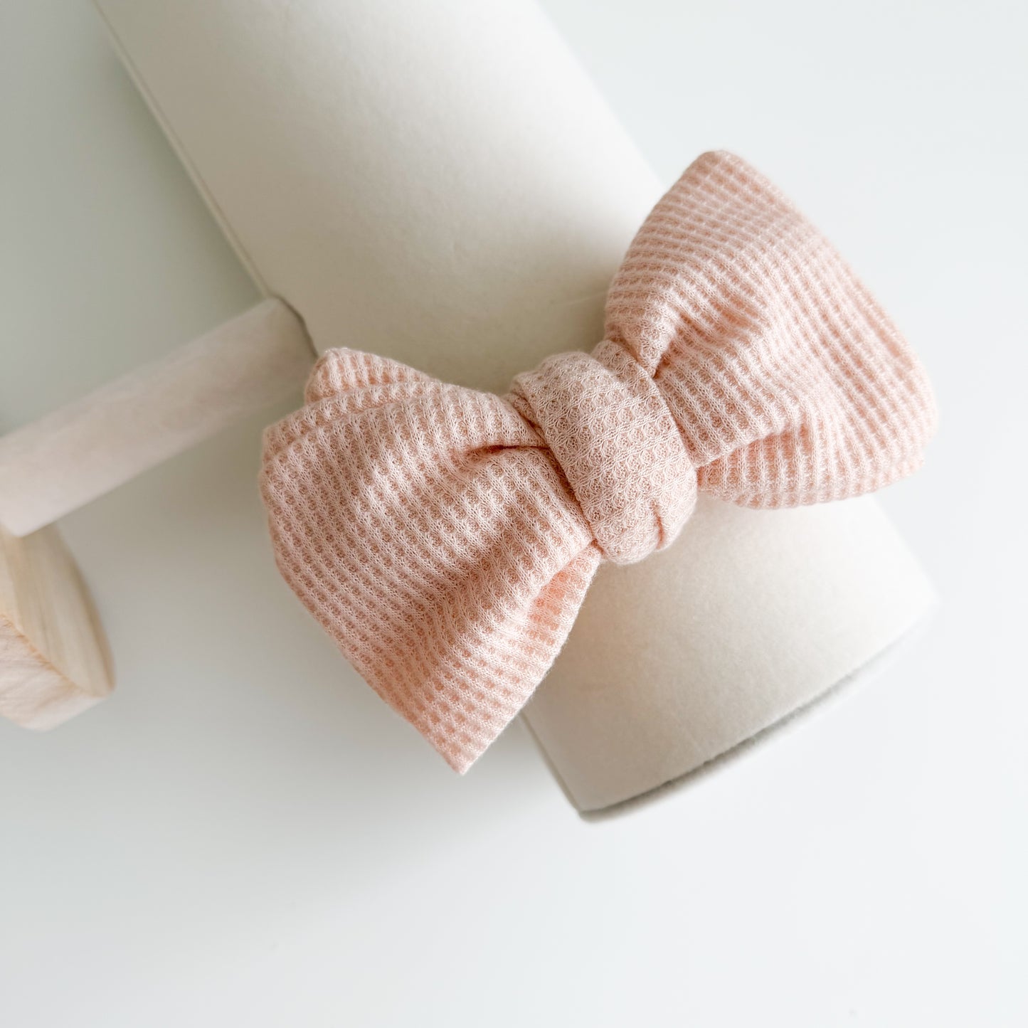Waffle Bow Baby Headband