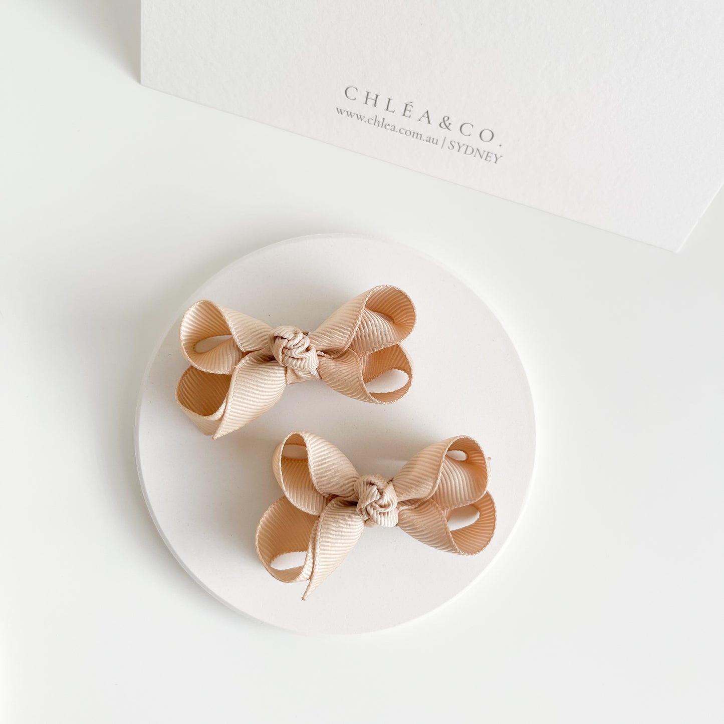 Petite Emilia Pigtail Bow Set