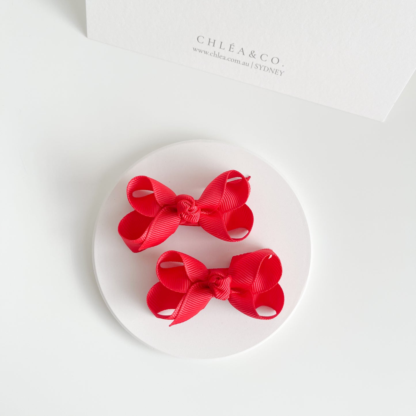 Petite Emilia Pigtail Bow Set