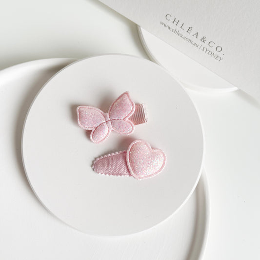 Petite Sparkle Hair Clip Set