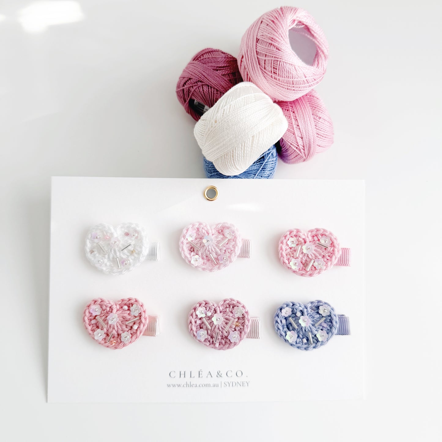Sparkle Heart Clip