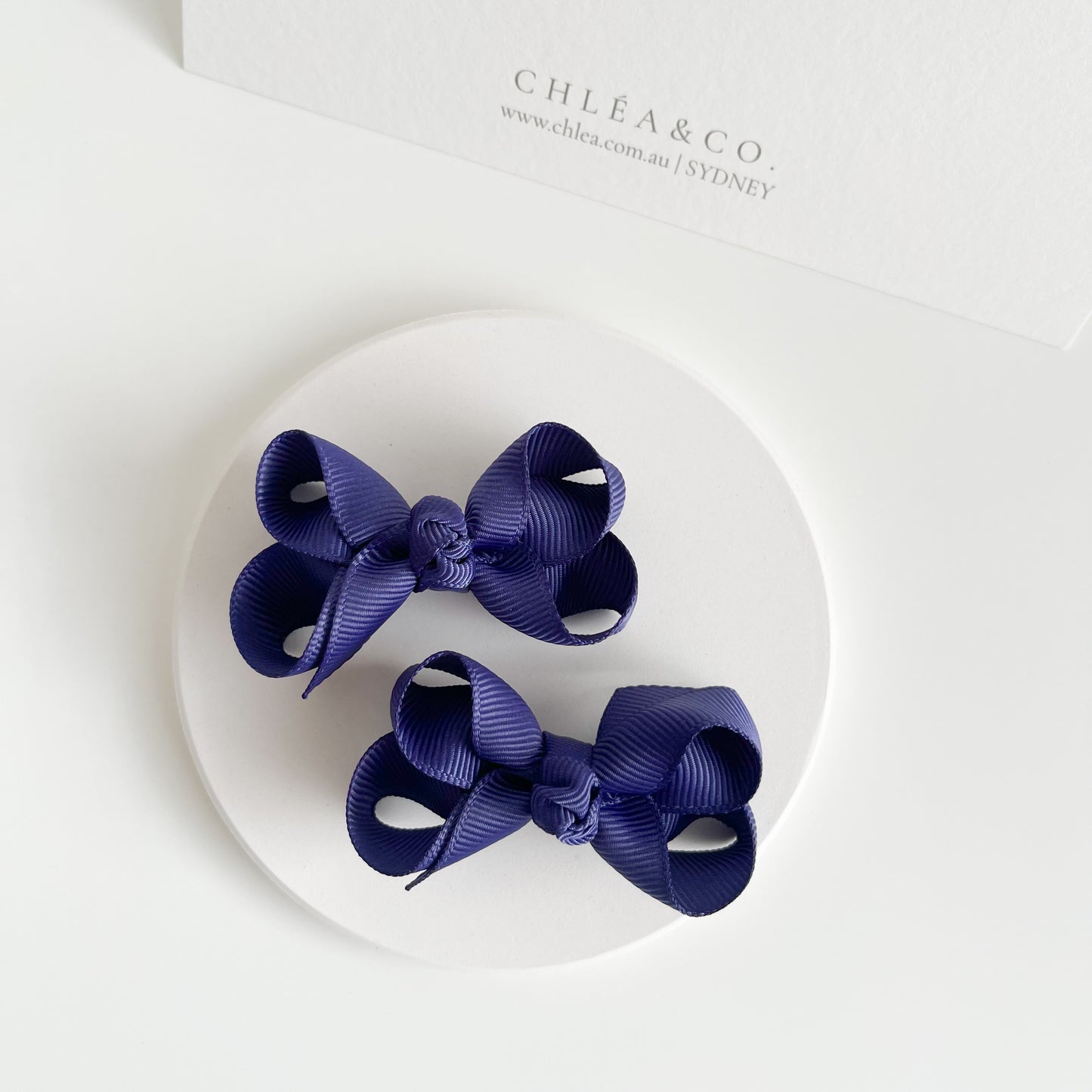 Petite Emilia Pigtail Bow Set