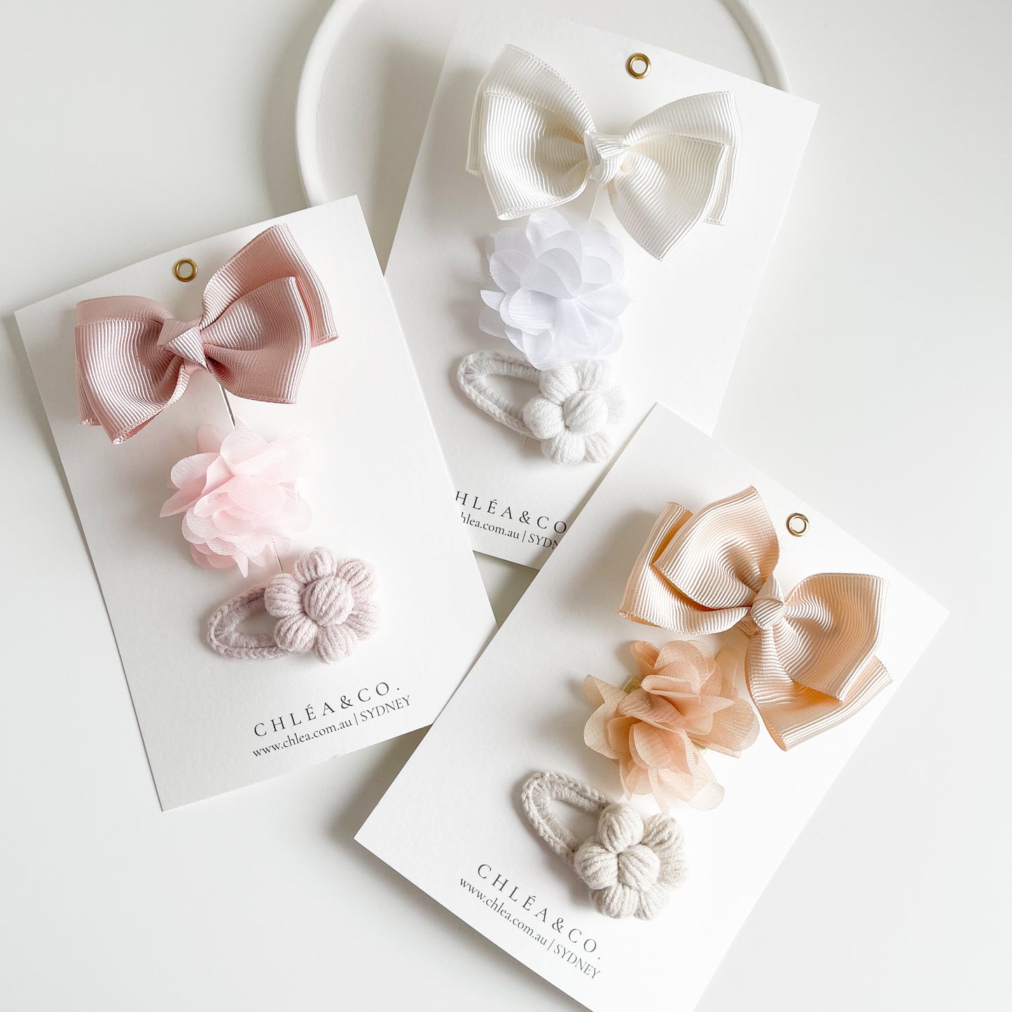 Tiara Hair Clip Set