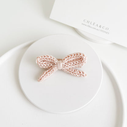 Soleil Bow Crochet Clip