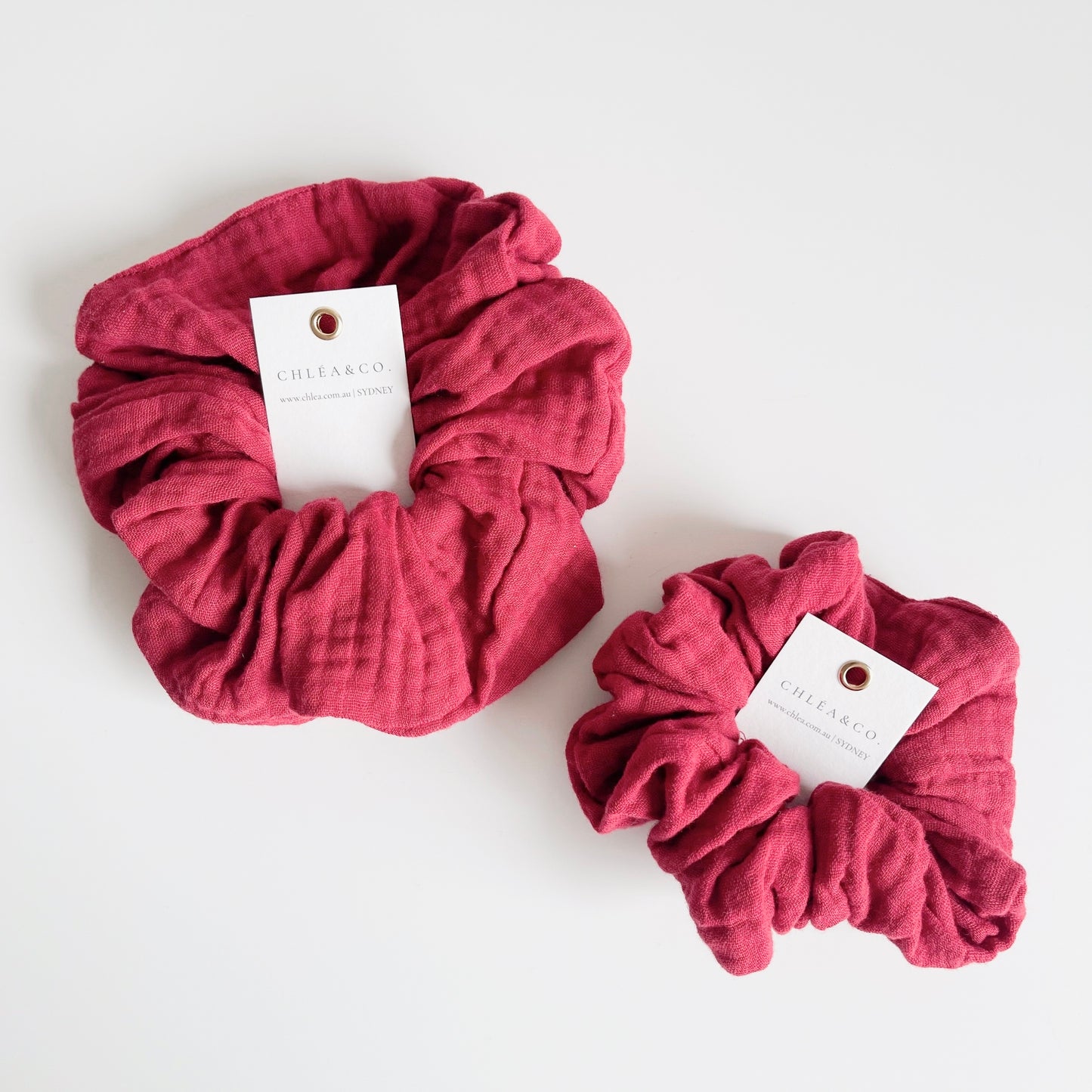Mum & Little One Muslin Scrunchies