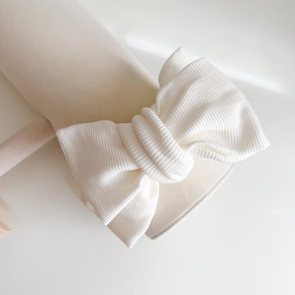 Double Bow Oversized Topknot Baby Headband